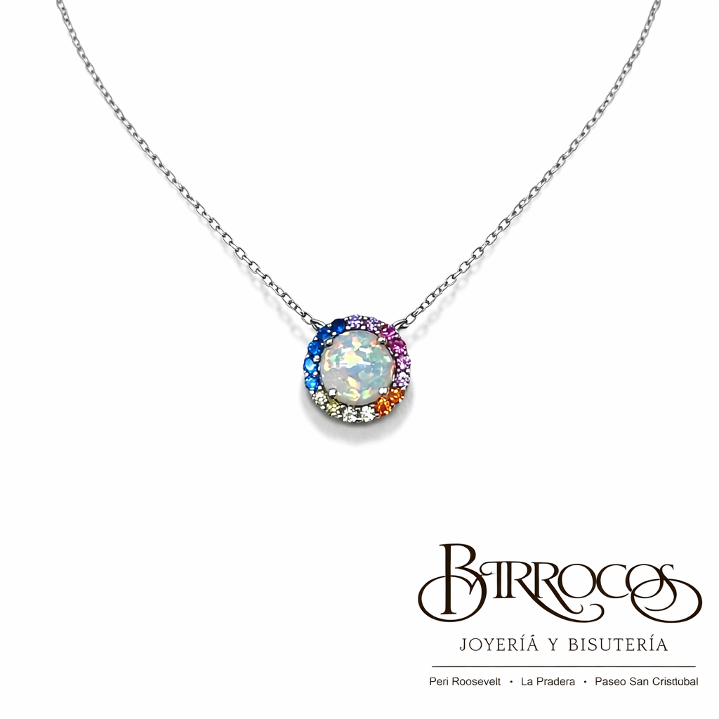 Cadena con Opalo Rainbow