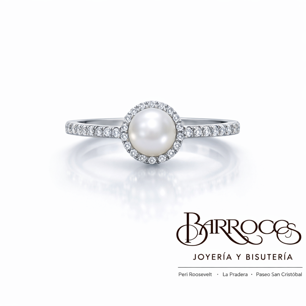 Anillo con Perla Cultivada