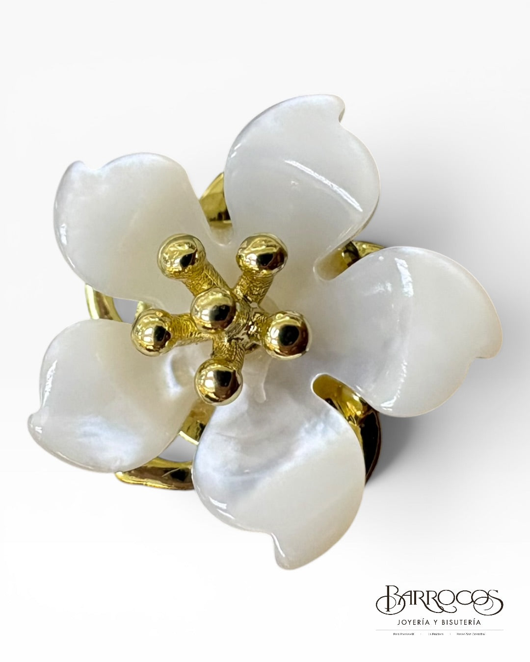 Flor concha nácar