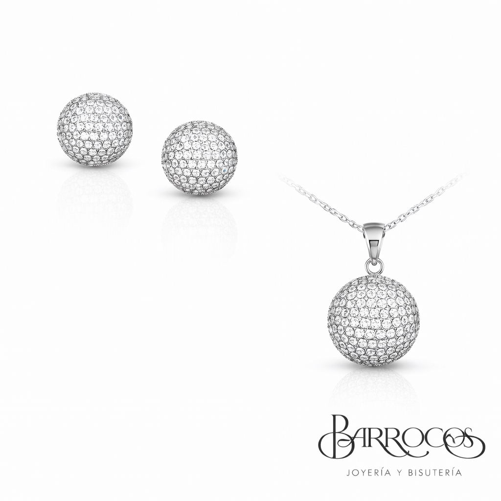 Juego Bolas con Circonia