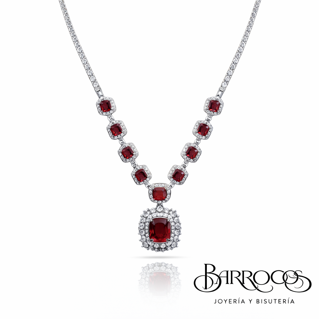 Cuello de Circonia Roja