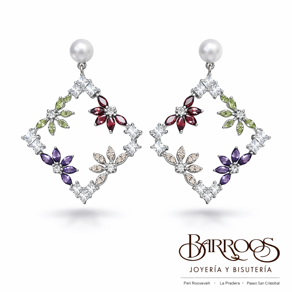 Aretes de Flores