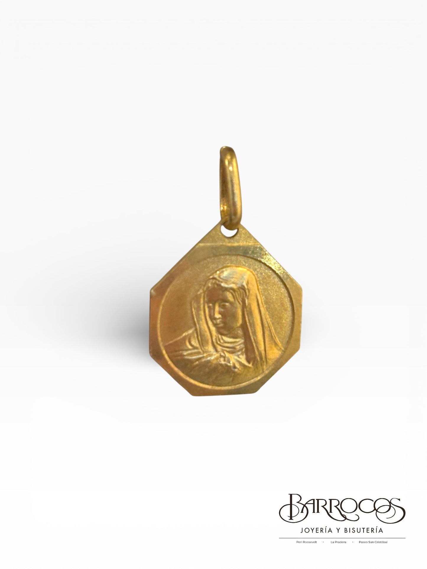 Medalla rostro virgen