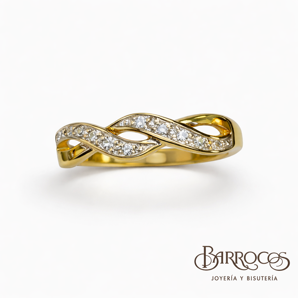 Anillo Entrelazado Oro