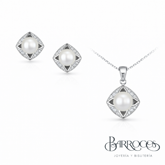 Juego de Perla Cultivada