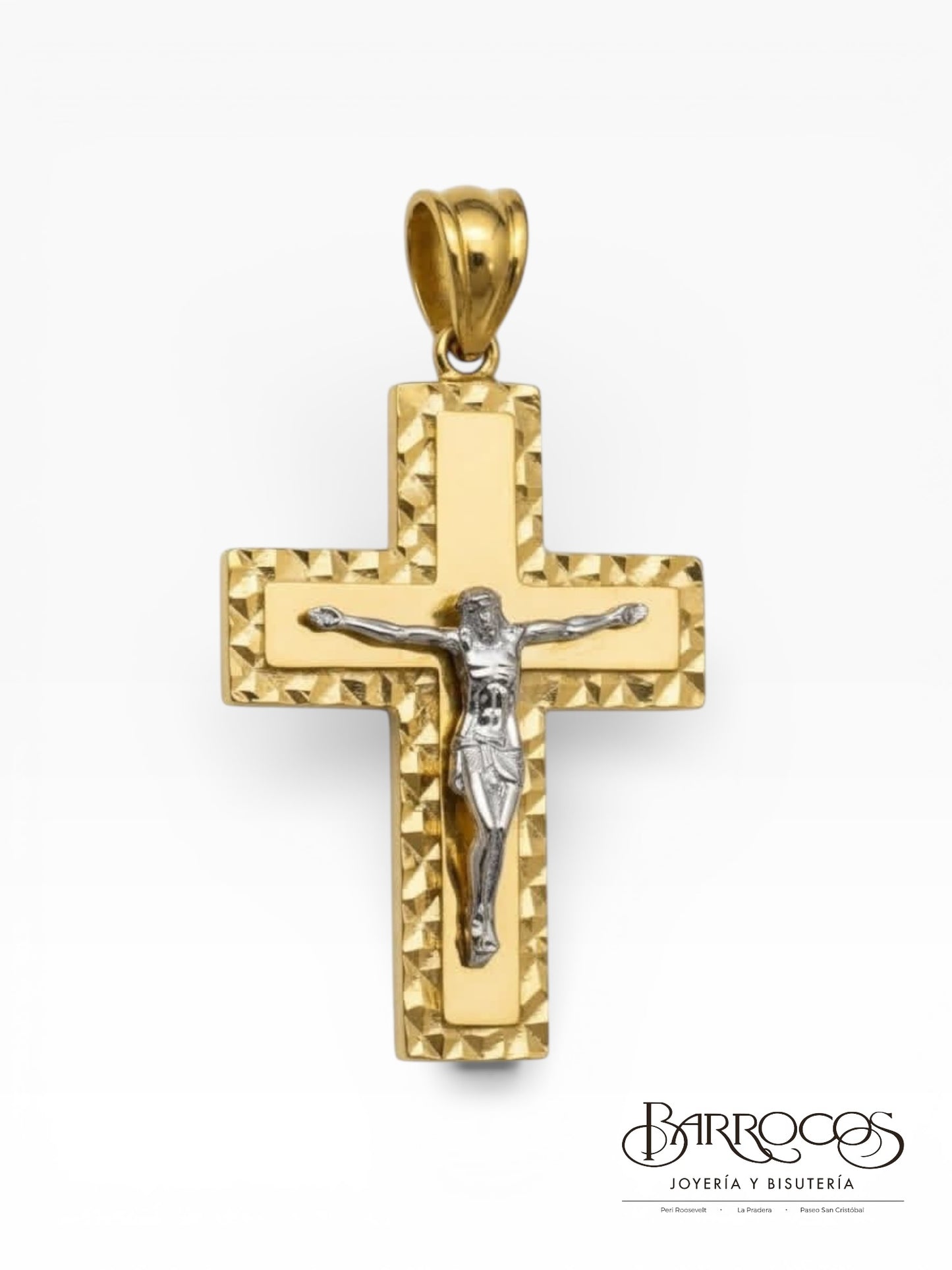 Cruz geométrica 14k