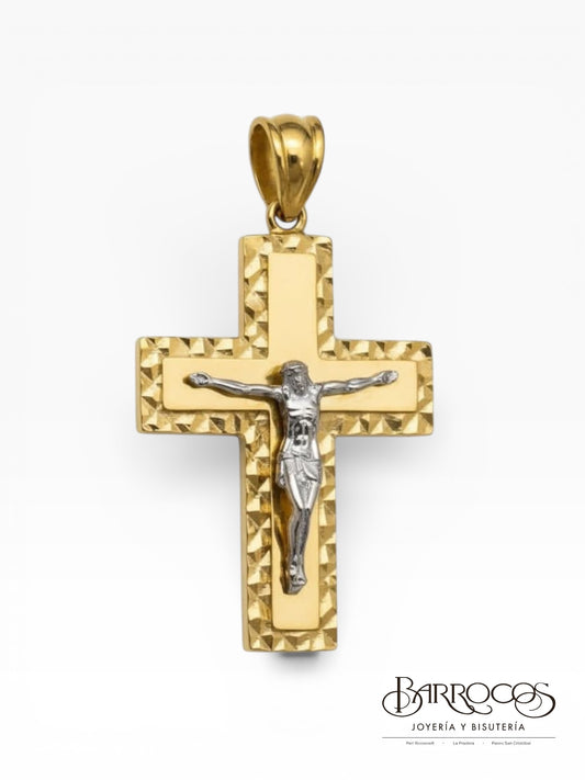 Cruz geométrica 14k