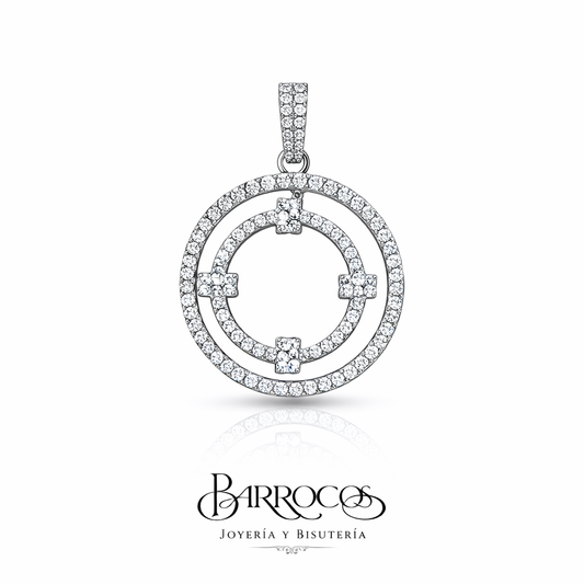 Dije Blanco con Circonia