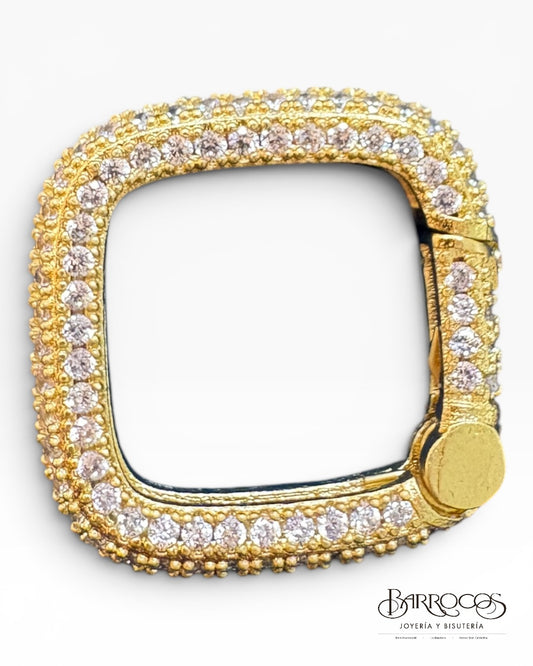 Broche cuadrado Goldfilled