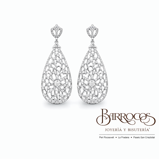 Aretes Drop Circonia