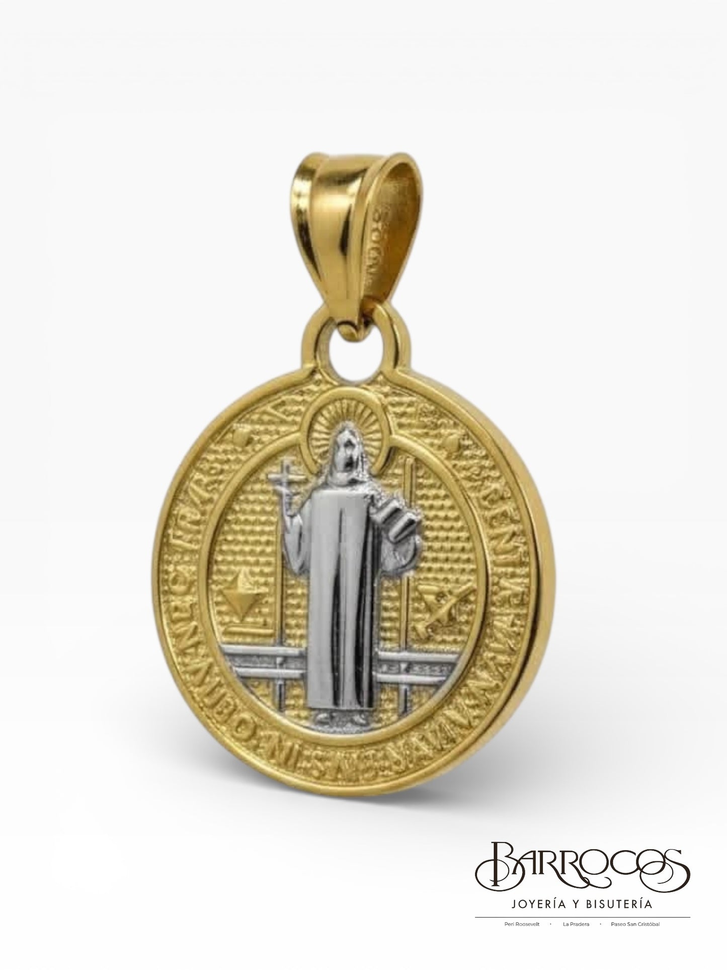 Medalla San Benito 14k