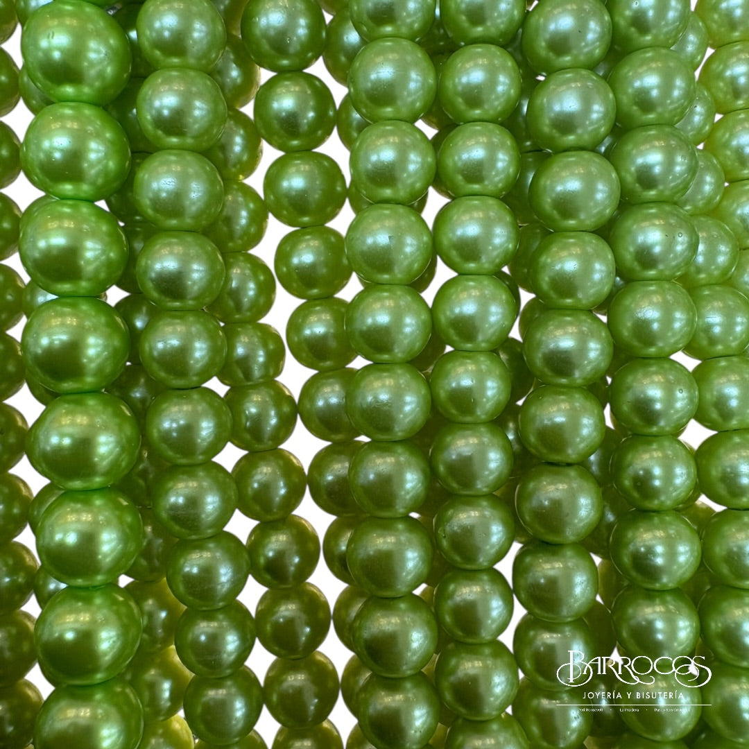 Perla Cristal Verde Manzana Pequeña