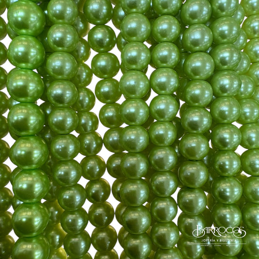 Perla Cristal Verde Manzana Pequeña