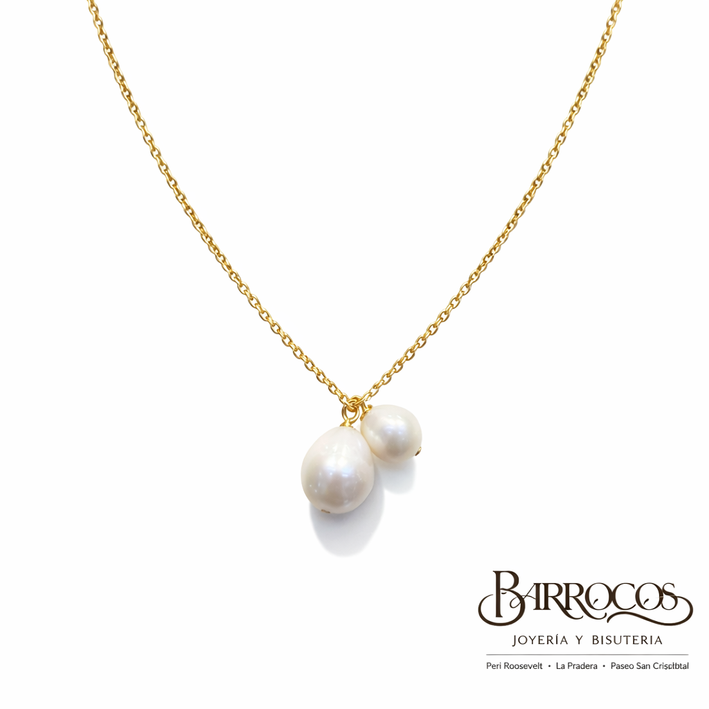 Cadena con Perlas Cultivadas