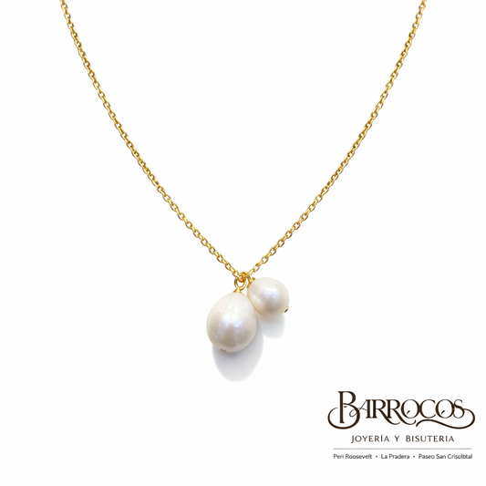 Cadena con Perlas Cultivadas