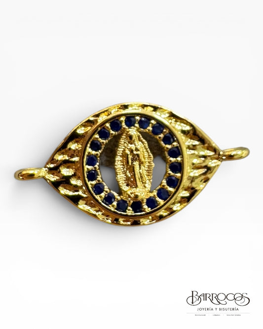 Separador ojo virgen 18k goldfilled