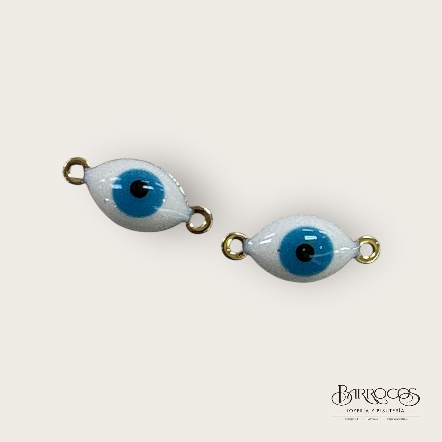 Colgante goldfilled 2 ojos
