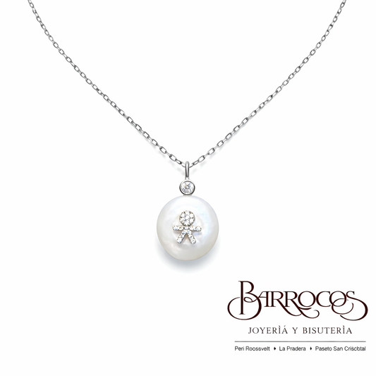 Cadena Madre Perla con Niño