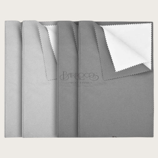 Paño limpiador de joyas