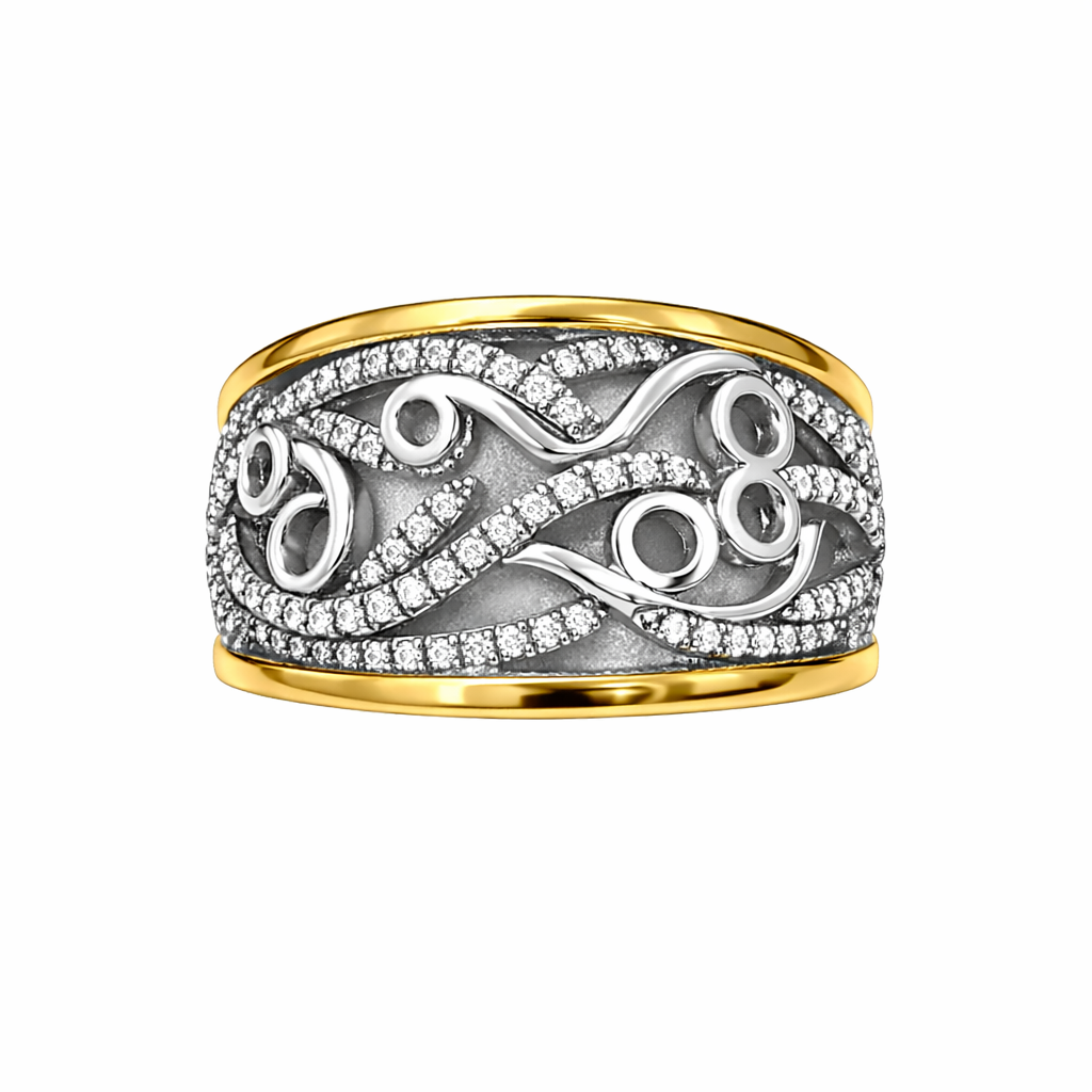 Anillo Chuncky Swirls