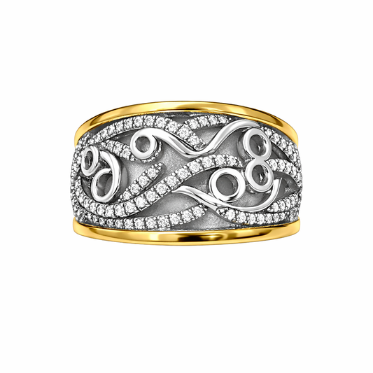 Anillo Chuncky Swirls