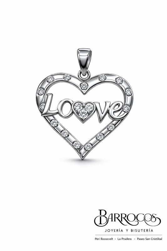 Dije Corazón Love