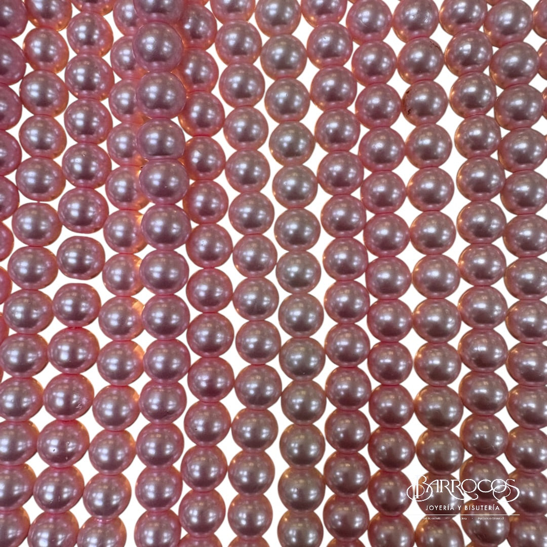 Perla Cristal Rosa Pequeña