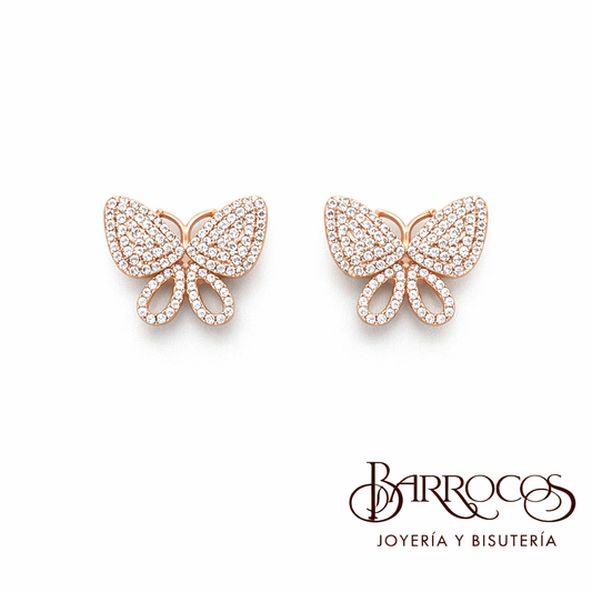 Studs Mariposas Rose Gold