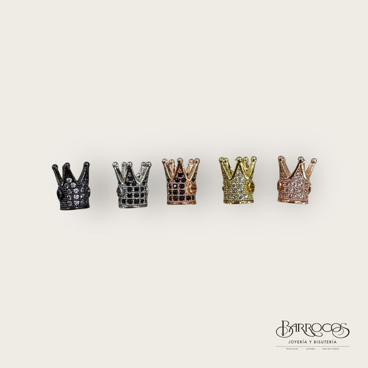 Colgante goldfilled corona pave