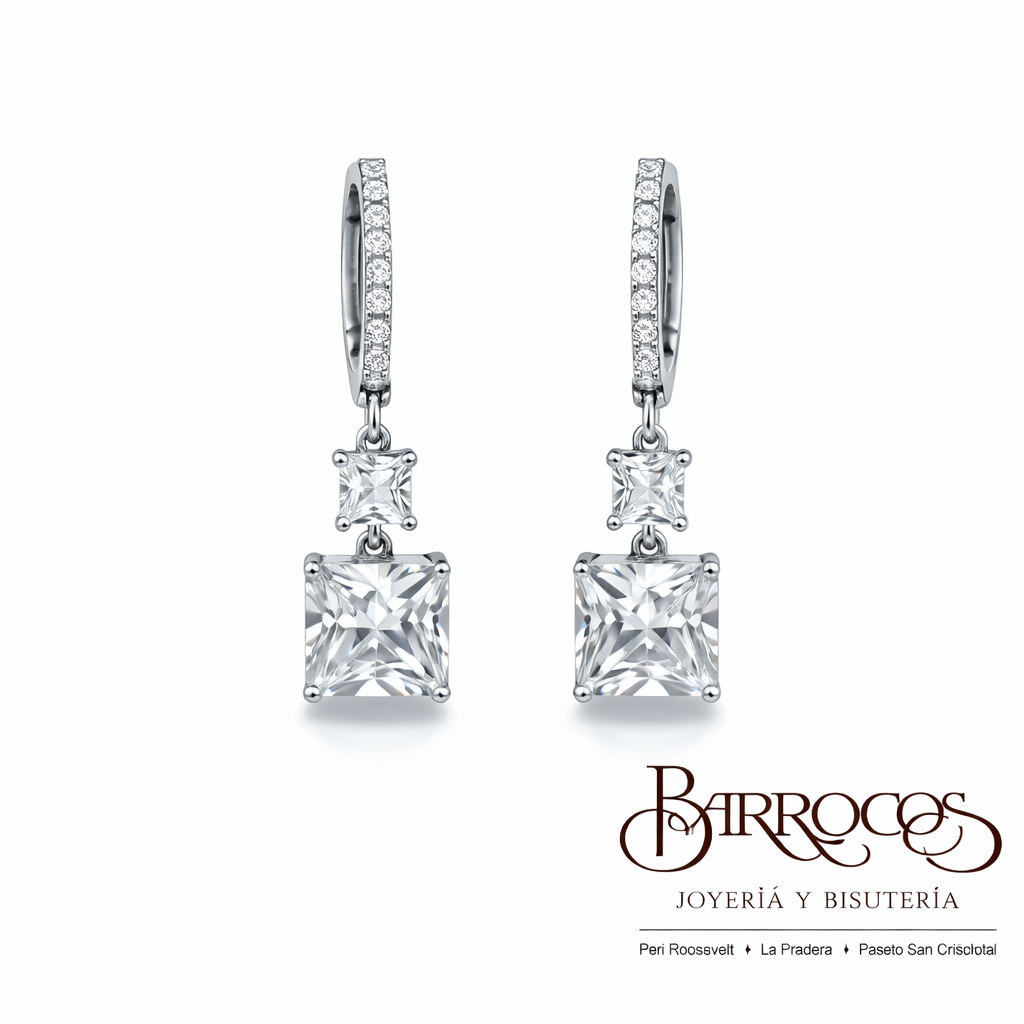Aretes Cuadrados