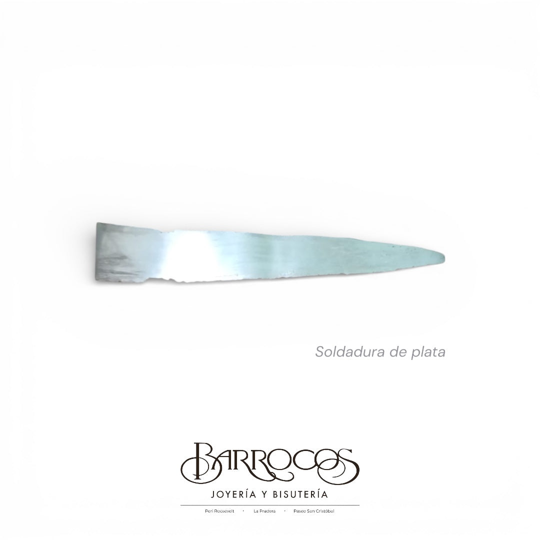 Soldadura de plata 925