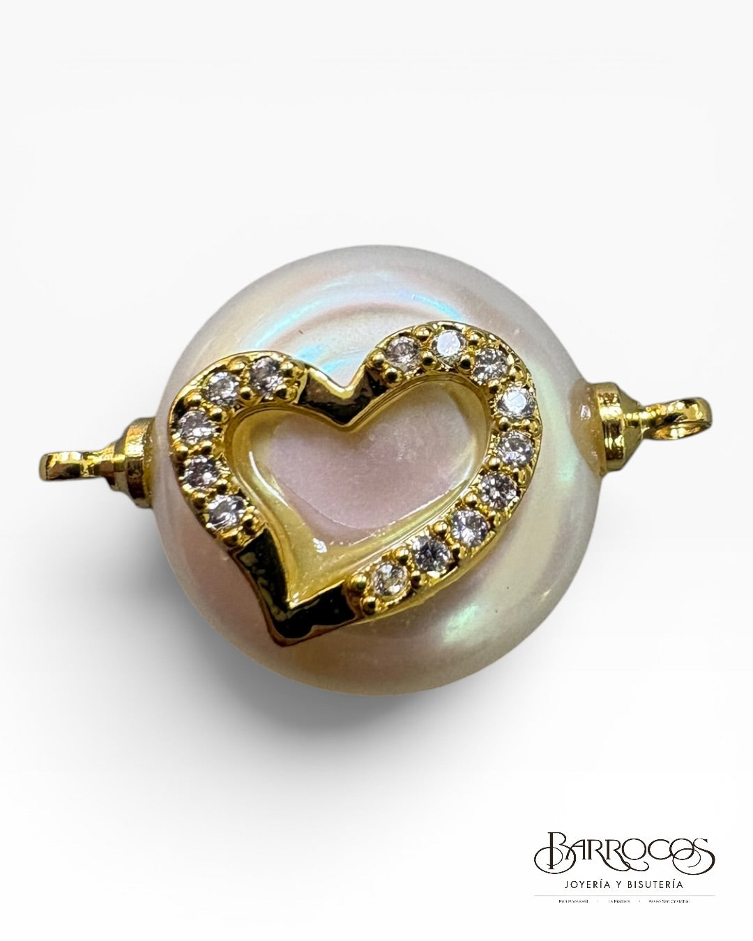 Separador corazón goldfilled