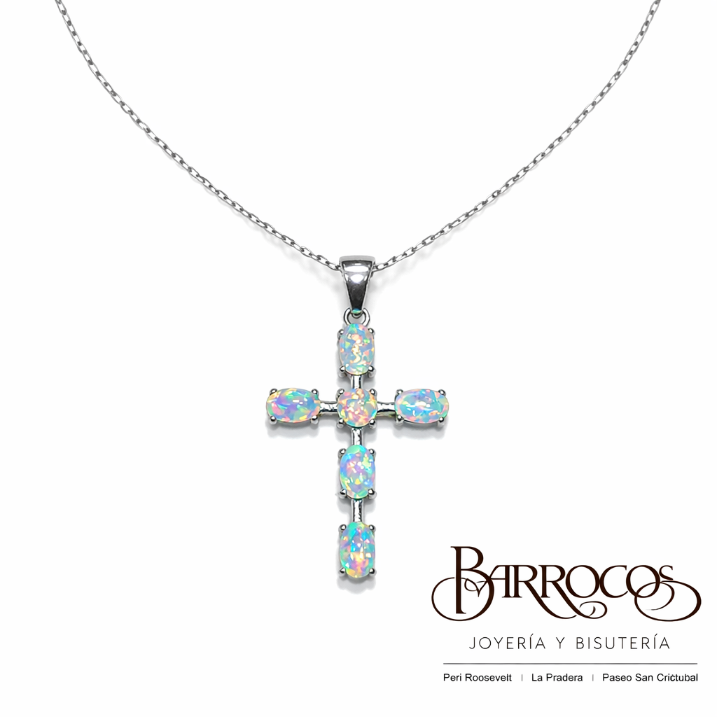 Cadena Cruz Opalo