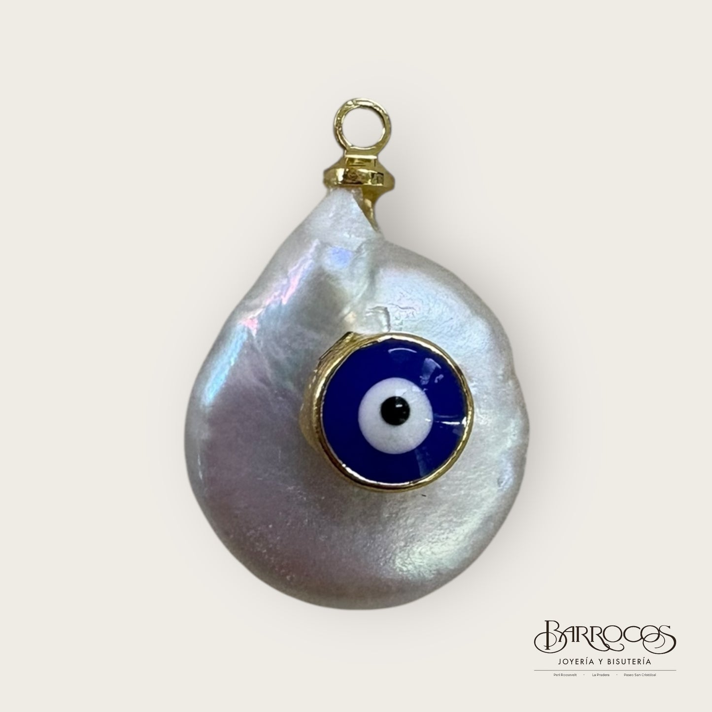 Colgante goldfilled perla