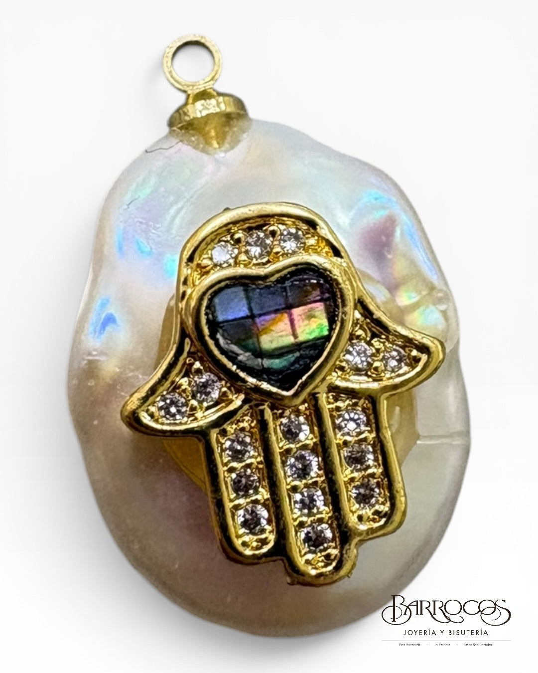 Dije majo concha balón goldfilled