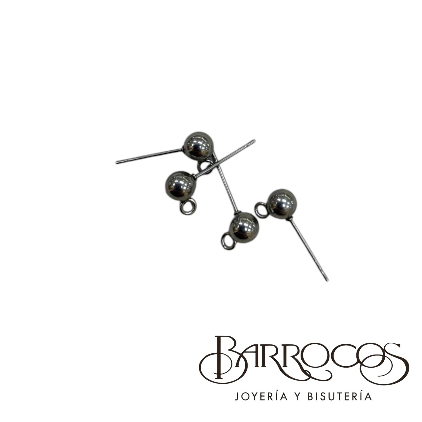 Base de Aretes Plateados