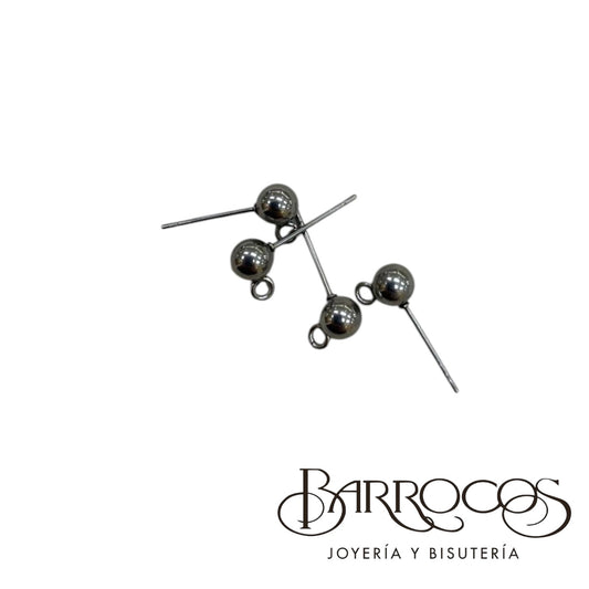 Base de Aretes Plateados