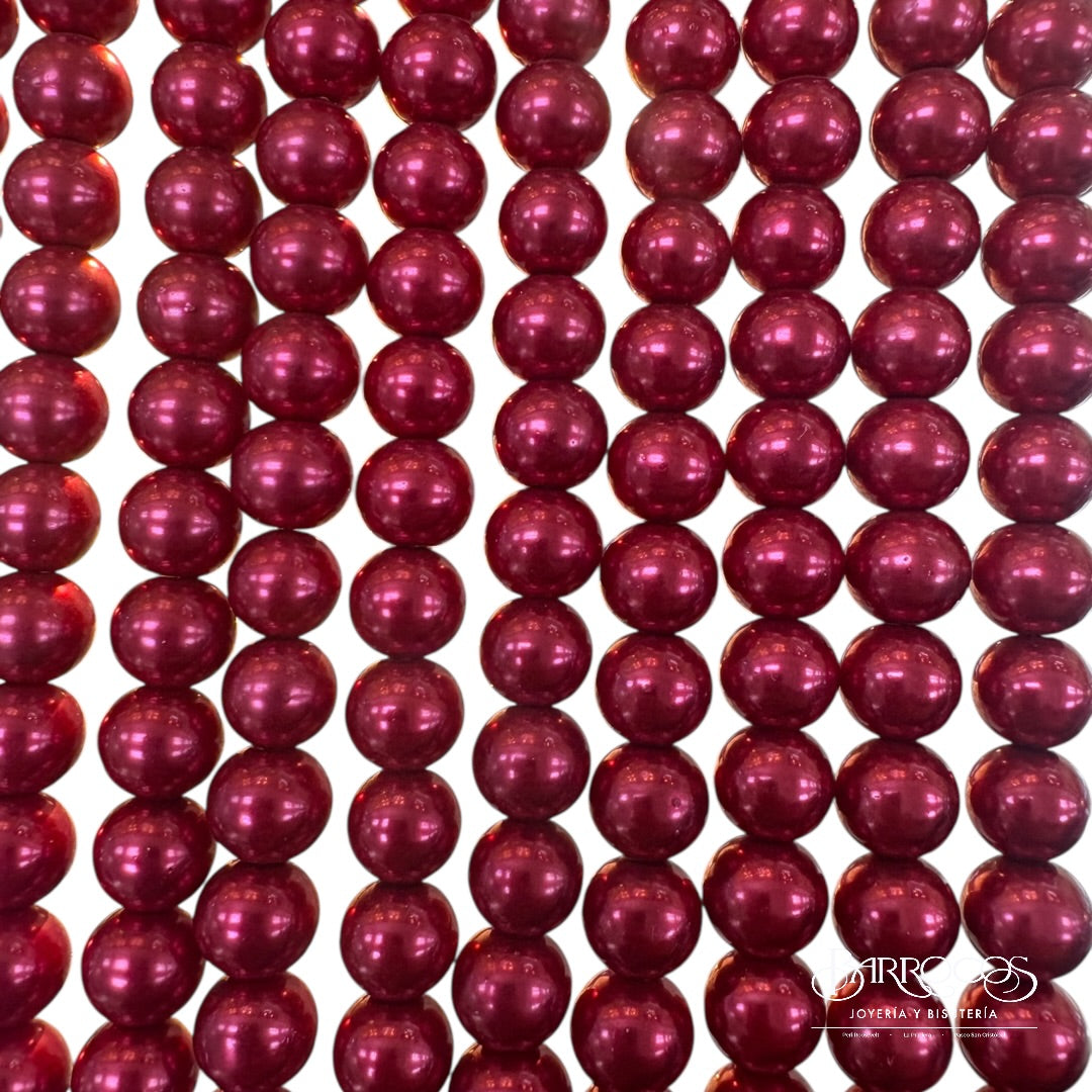 Perla Cristal Roja Pequeña