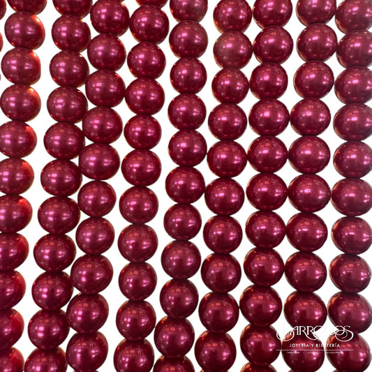 Perla Cristal Roja Pequeña