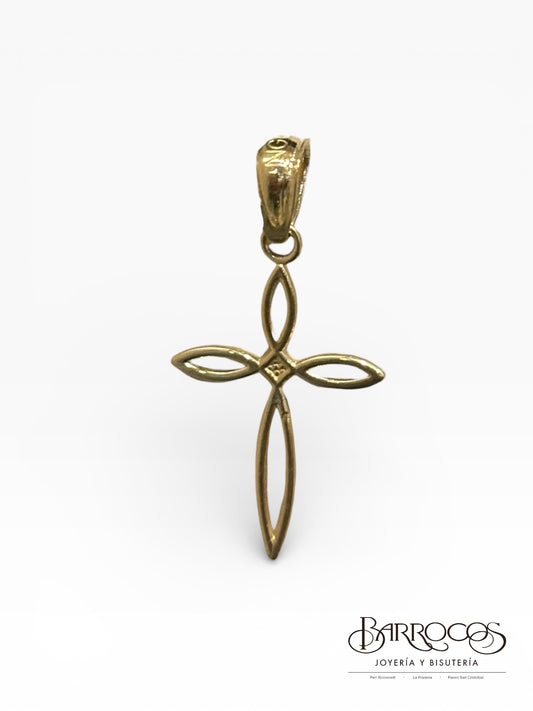 Cruz calada 14k