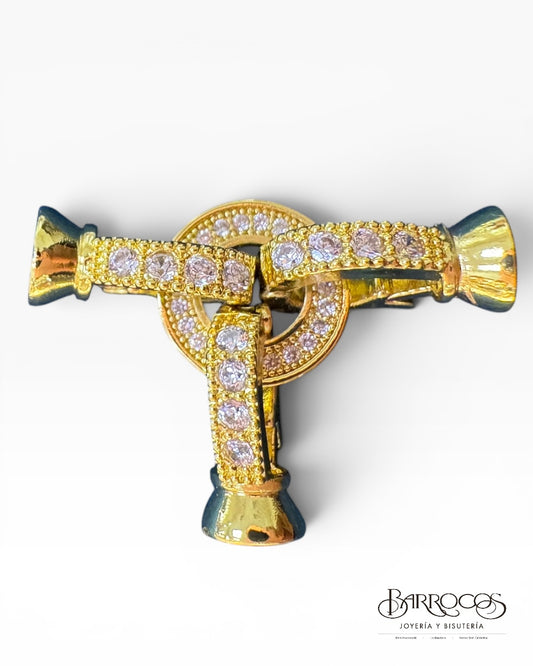 Bbroche 3 en 1 goldfilled