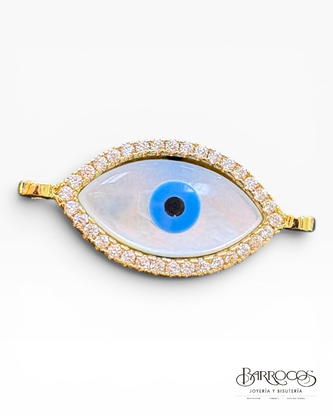 Ojo concha nácar  goldfilled