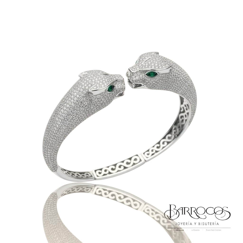 Brazalete panteras 925
