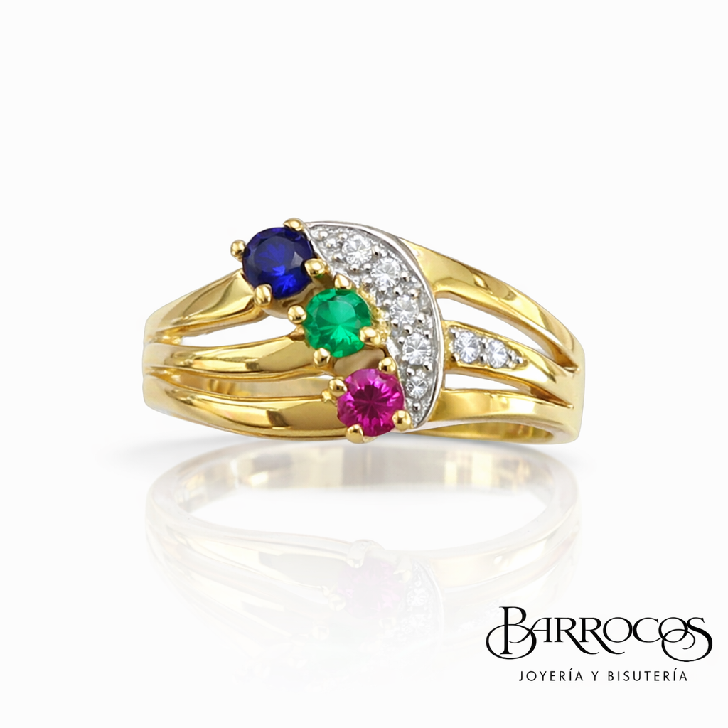 Anillo tricolor