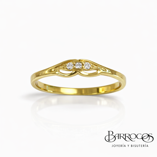 Anillo Zirconias