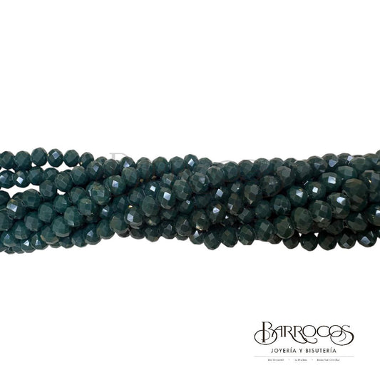 Cristal Verde Azulado Obscuro