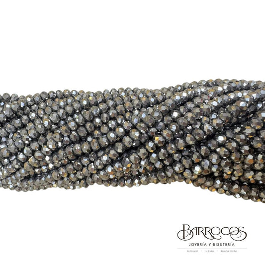 Cristal Plateado Metalizado